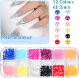 Harz Strasssteine ​​​​4200Pcs Strass Kristalle 1Mm-5Mm Gemischte Kinder Bastelsachen Kit Mit Strass Mit Picking Pinzette Und Stift para DIY Nägel Kleidung Kunsthandwerk Gemischt Becher Party (A)