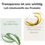 Lavera Care Basis Sensitiv 2 en 1, Champú y gel de ducha con aloe vera ecológico y queratina vegetal, 250 ml Ducha y baño Naty Shop