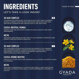 GYADA COSMETICS, Compresa Ayurvédica Fortalecedora Hialurvédica, Tratamiento Profesional para Cabello Fino y Débil, Anti-Frizz con Methi, Maca, Henna Neutra, Mascarilla Capilar Naty Shop 200ml