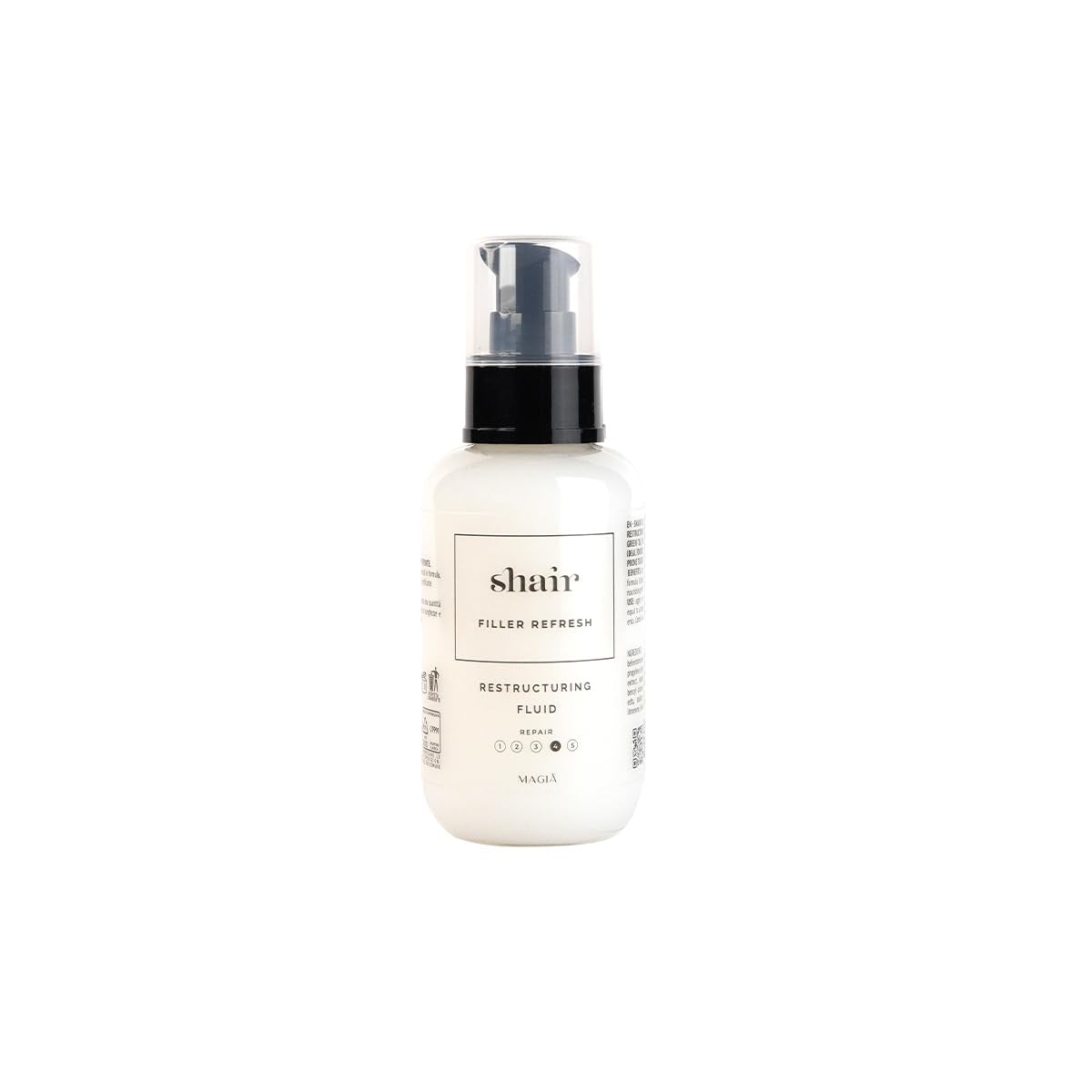 Shair Filler Refresh: fluido reestructurante, revitalizante, tonificante, sedoso, desenredante, para cabellos apagados, secos, tratados, puntas abiertas Productos Desenredantes Naty Shop