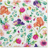 PAW - Servilletas de 3 capas (33 x 33 cm) I 20 piezas I Perfectas para cumpleaños, fiestas, bodas, comuniones y días festivos I Decoración de mesa Servilletas de papel de colores - Flores de colores Flora I Arreglo floral