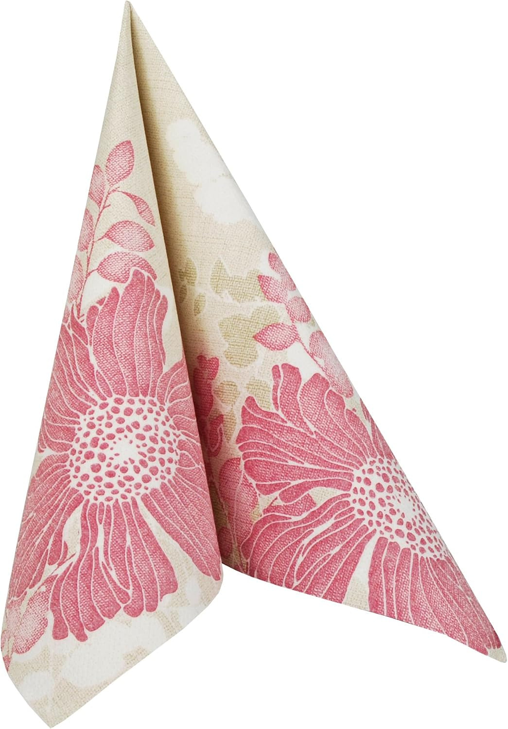 Papstar, 50 Servilletas "Colección ROYAL" Plegado 1/4 40 Cm X 40 Cm Fucsia "Annabel", #85015