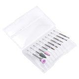 10 piezas Nagelbohrer Bits, Nagelfräser, Wolframlegierung Nagelfräser Bits, Professioneller Nagelfräser, Gelnägel Zubehör Nageldesign Zubehör Für Maniküre Pedicüre Entfernen Nail Art
