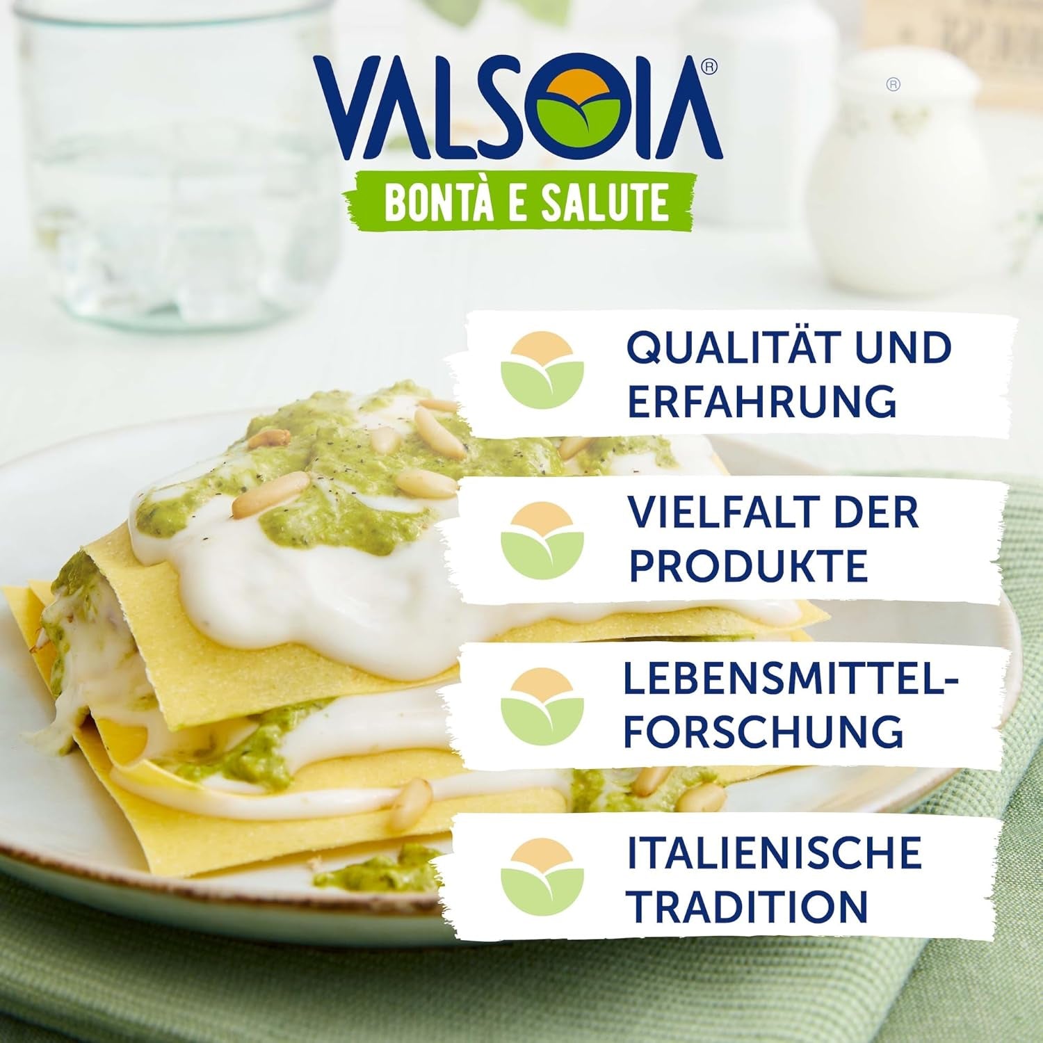 Acondicionador bechamel, Bechamel sin lactosa, Versátil en la cocina, Ideal para veganos y vegetarianos, 6 x 200 ml
