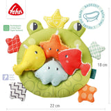 Red de baño Fehn rana - Juguete de baño para bebé para la bañera - Juguete de agua flotante para divertirse en el baño - Juguete de baño para bebés y niños pequeños a partir de 0 meses Baby Toys Naty Shop