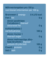 Nosugarsugar Erythrit Puder Streudose - Puderzuckerersatz Kalorienfrei, Paquete 19Er (19 X 250 G) Edulcorantes Naty Shop
