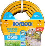 HOZELOCK - Manguera Tricoflex Ultraflex Ø 12,5 mm (1/2") 20 M: Manguera de jardín flexible, resistente a la intemperie, resistente a torceduras y dobleces, fabricada con un 40% de PVC reciclado [117002], amarilla