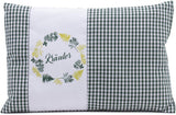 Gözze - Almohada Aromática De Hierbas, Relleno De Mezcla De Hierbas 200 G, Funda 100% Algodón, 30 X 20 Cm - Plaid Green Naty Shop Almohadas Estándar Plaid Green