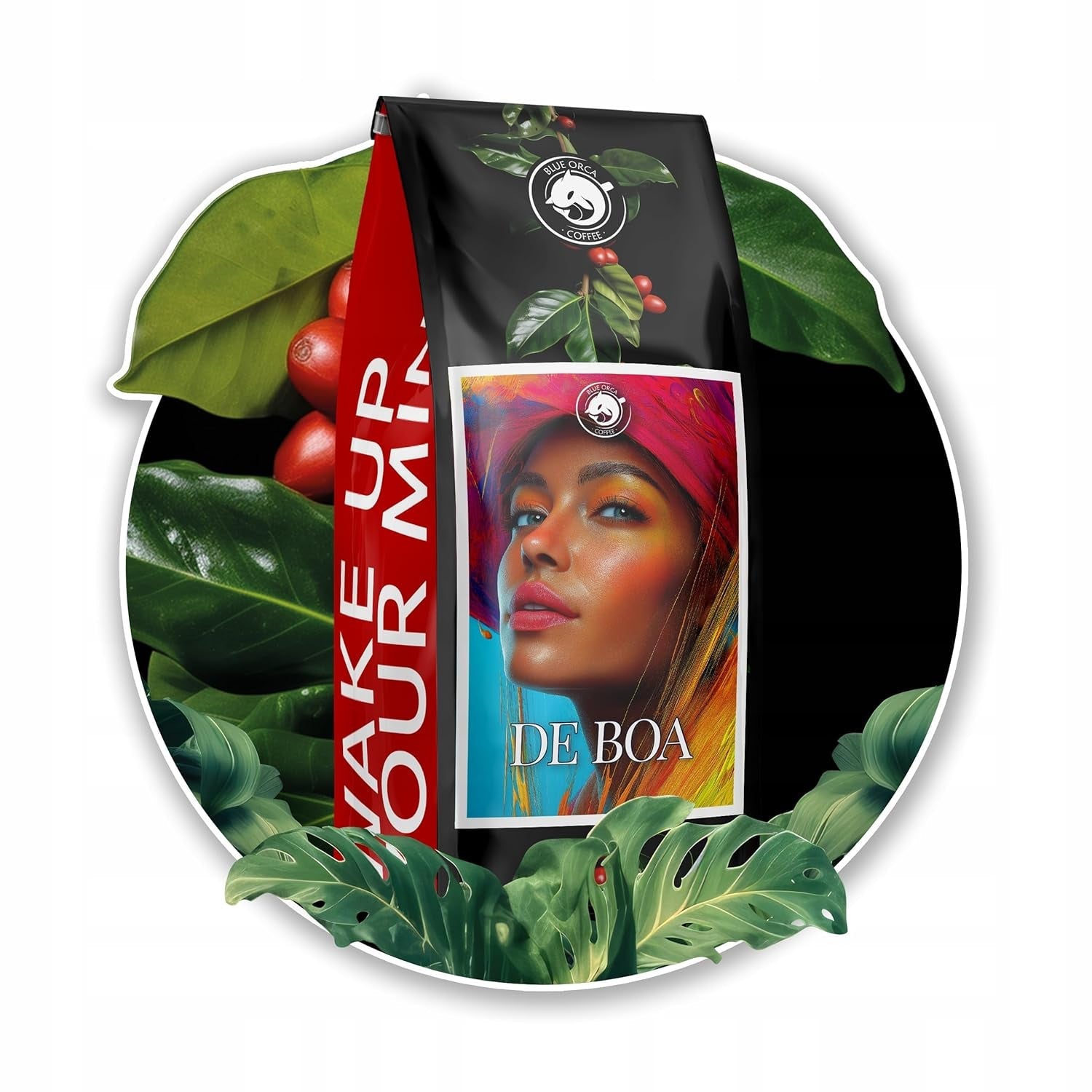 Café Molido DE BOA 1KG | 100% Arábica | con toques de chocolate y nueces | Café en grano de tostado medio, baja acidez | ideal para máquinas de café expreso | Tostadora de Café Orca Azul
