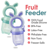 Tétine Pour Bébé/Tétine à Fruit/Tetine Grignoteuse Bebe/Tétine D'alimentation Pour Bébé - Toy de Dentition Pour Bébé, Sans BPA (Paquete de 2)