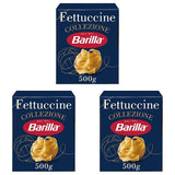 Pasta Barilla Collezione Fettuccine, (1 x 500 g) (Paquete de 3)