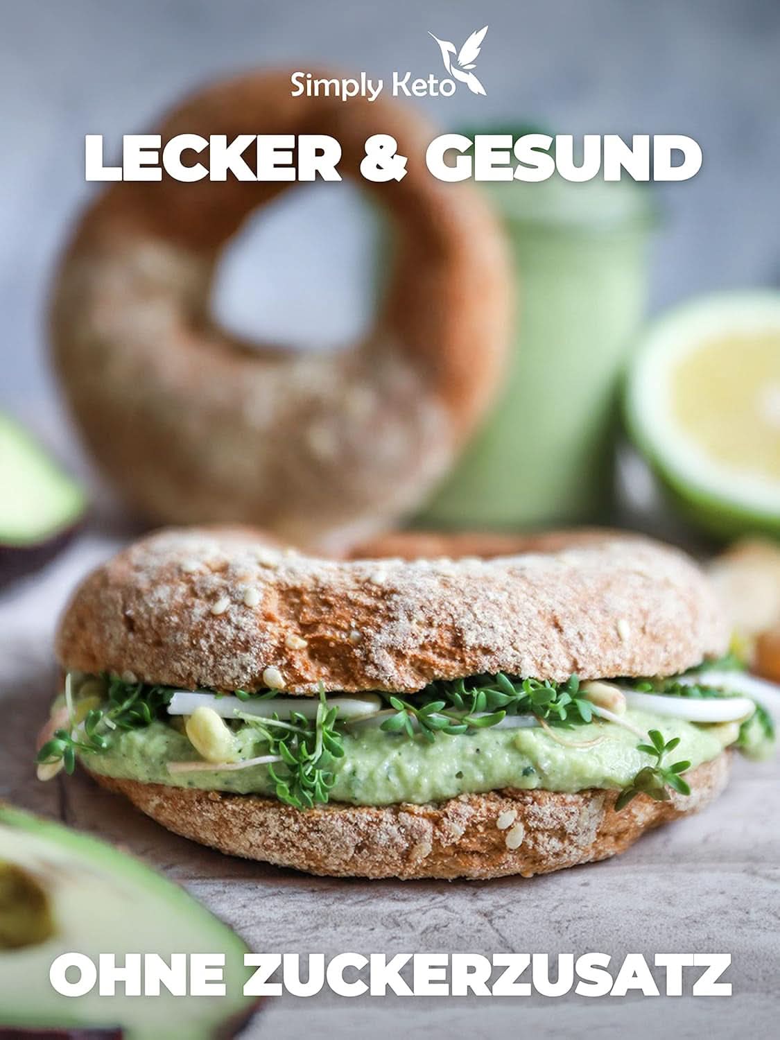 Mezcla para hornear bagel Simply Keto Lower Carb* para una dieta baja en carbohidratos* y cetogénica - sin lactosa ni gluten - 335 gramos Naty Shop Kitchen
