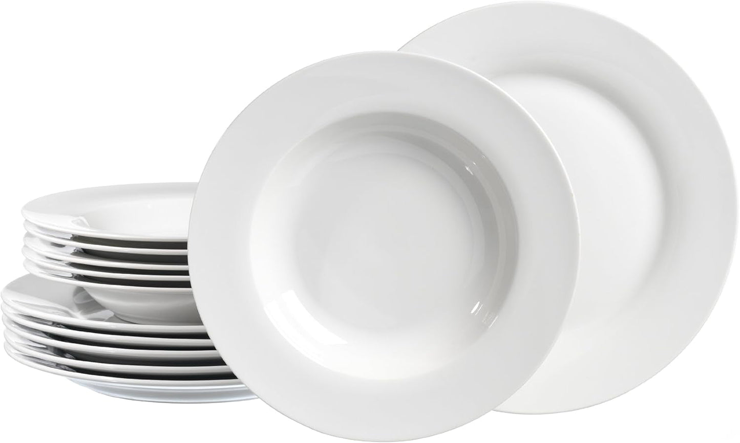 Vajilla Ritzenhoff & Breker Bianco, 12 piezas, porcelana