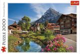 Trefl, Puzzle, Alpes en verano, 2000 piezas, Calidad Premium, Para niños mayores de 12 años Puzzle Naty Shop