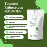 Té verde orgánico con jazmín 100 g (50 tazas) | Té de jazmín de China a granel, calidad ecológica REPLANTEA