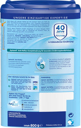 Aptamil Antirreflujo - Fórmula completa desde el nacimiento Manejo dietético Vómitos y regurgitaciones Alimentos para bebés Leche en polvo 1 x 800 g