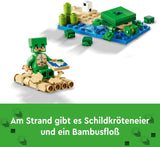 LEGO Minecraft The Turtle Beach House Casa de juguete con accesorios para niñas y niños a partir de 8 años, set con animales y personajes del videojuego, regalo para gamers 21254 Juegos de construcción Besuche den LEGO-Store