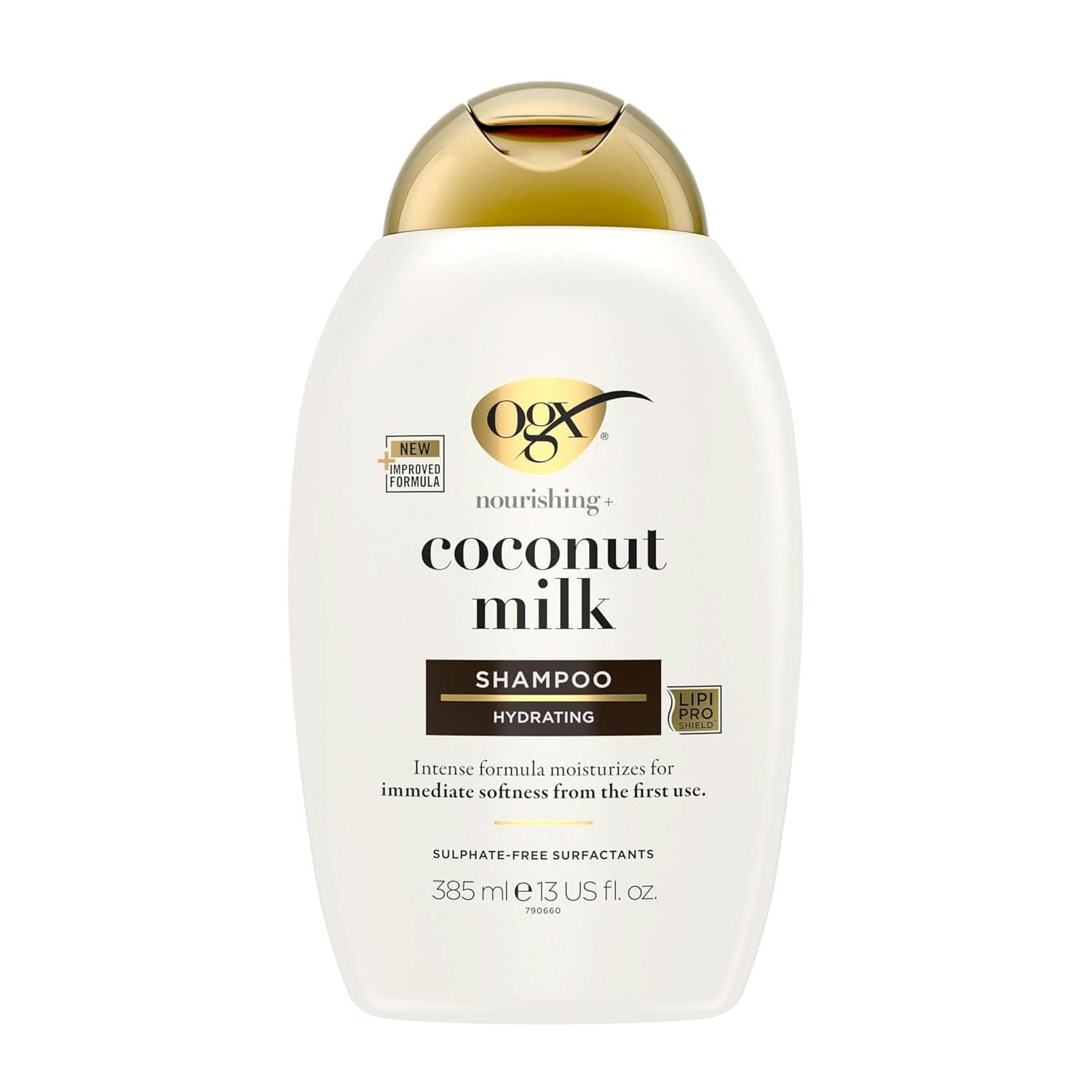Champú con leche de coco OGX (385 ml), efecto hidratante Ducha y baño Naty Shop 385 ml