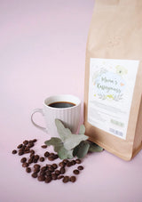 Mama's Coffee Pleasure®binky - Granos de espresso descafeinado Cremoso - descafeinado natural con CO² - ligeramente tostado en tambor en Italia - ideal durante y después del embarazo