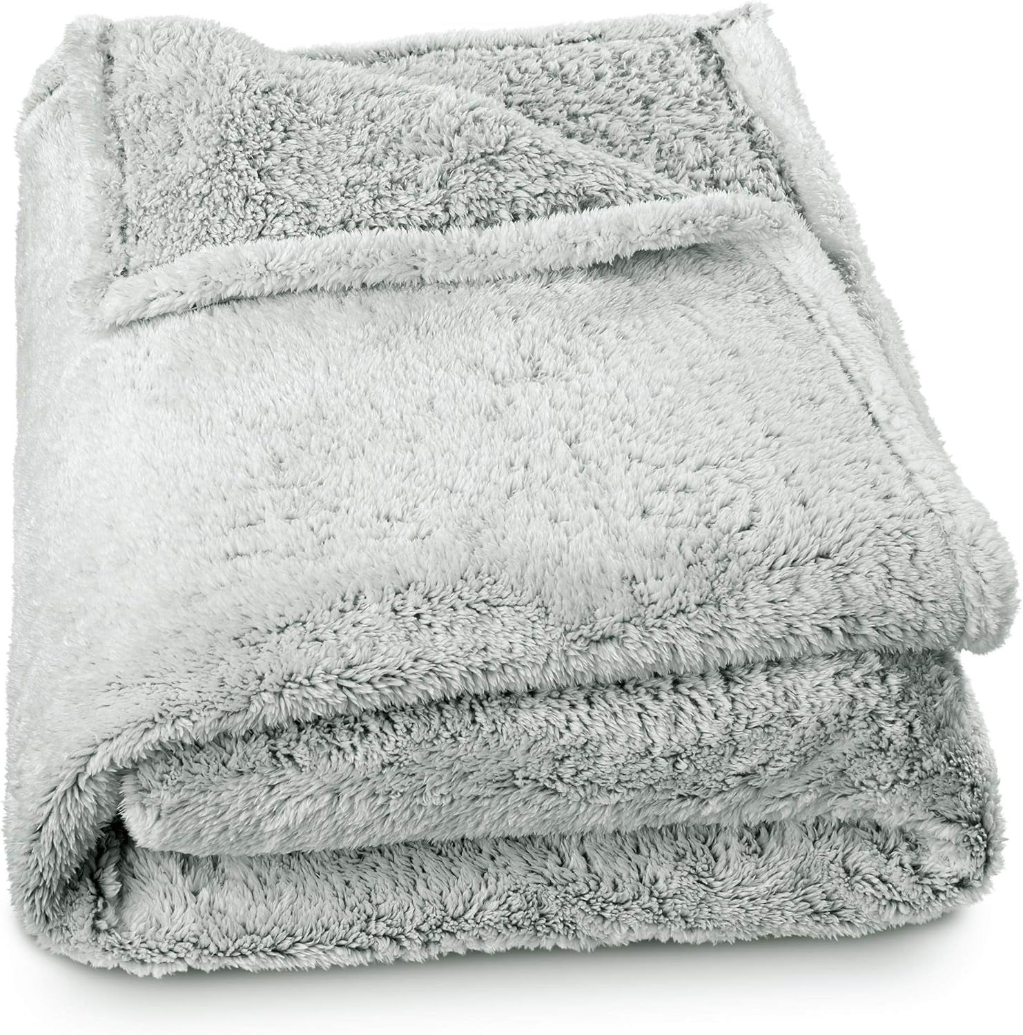 Aqua-Textil Manta mullida y acogedora 150 x 200 cm, color gris y blanco, manta de felpa para la televisión, colcha de forro polar Sherpa Oeko-Tex Ottawa Camas y mantas Besuche den aqua-textil-Store Manta polar Sherpa blanca y gris cómoda manta 150 x 200 cm