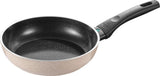 Sartén Ledro, 24 cm, aluminio, apta para inducción, revestimiento cerámico antiadherente, Thermopoint, Made in Italy, beige Ollas y Sartenes Naty Shop 20 Cm