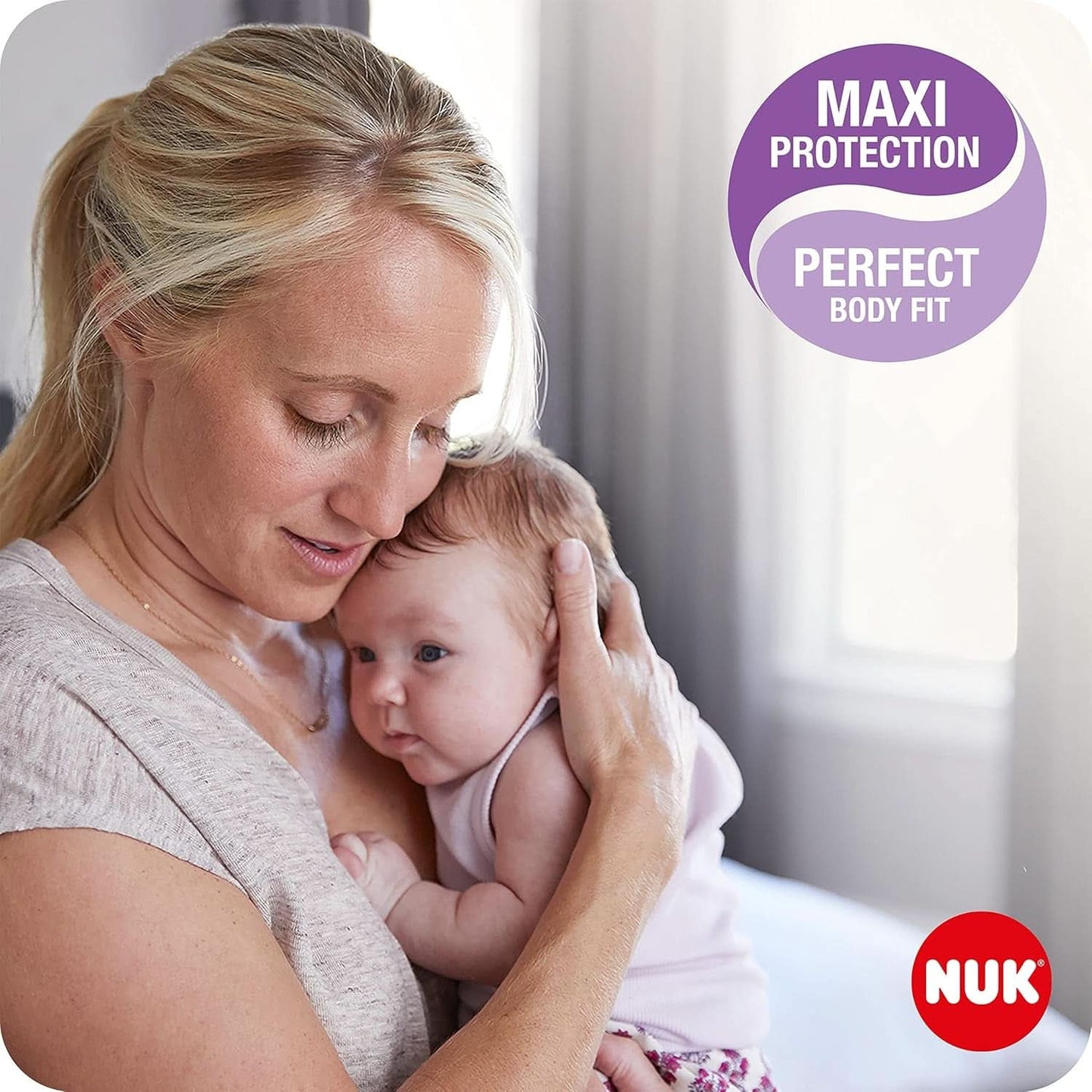 NUK Einweg-Stilleinlagen Mit Sofort-Saugvlies de alto rendimiento | Einlagen Zum Stillen | Embalaje incluido | +40% más potencia de succión | 60 piezas Alimentación infantil y accesorios de lactancia Naty Shop