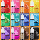 Set colorante alimentario líquido 12 x 12 ml Naty Shop