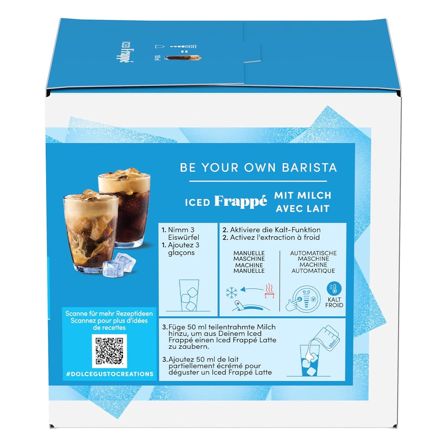 NESCAFÉ DOLCE GUSTO Frappé Kaffeekapseln Paquete de 3 (3 x 16 Kapseln)