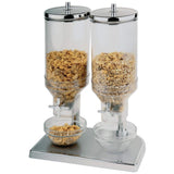 APS 11807 Dispensador de cereales Duo FRESH+EASY, 22 x 35 cm, A: 52 cm, recipiente SA, tapa de acero inoxidable 18/8 Cajas para conservar alimentos Naty Shop Default title