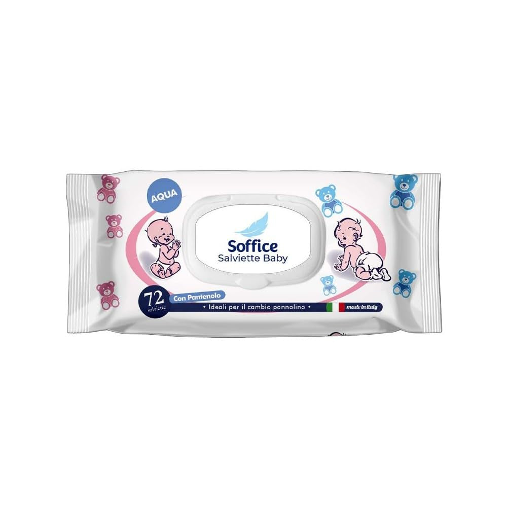 Toallitas desmaquillantes Baby Aqua, 72 piezas