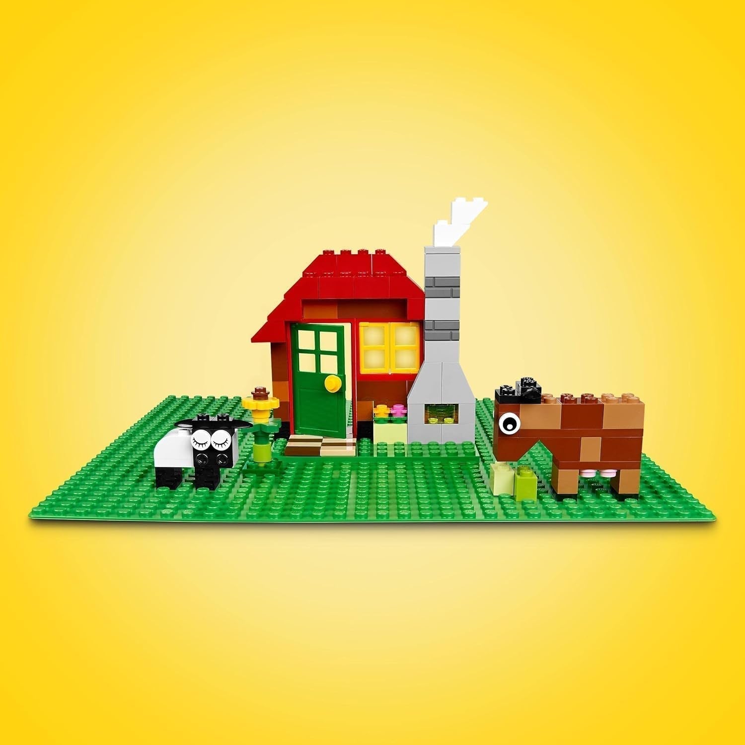 LEGO 11023 Placa de construcción clásica verde, placa base cuadrada con huecos de 32X32 como base para construir y otros sets LEGO Juegos de construcción Besuche den LEGO-Store