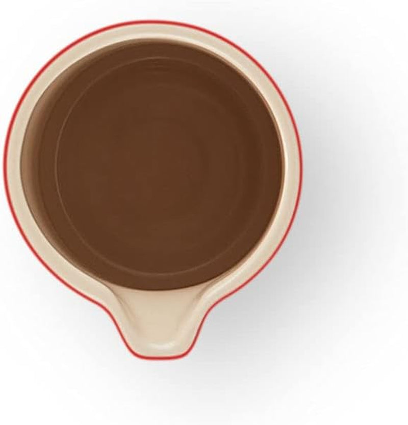 Le Creuset Taza para leche de gres, 150 ml, rojo cereza, 91051700060099