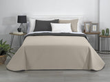 Estoralis | AVA | Edredón Reversible | Para todas las estaciones | Color - Gris/Antracita | Para cama de 105 Cm. (200 X 270 Cm. Ancho X Alto) | Edredón acolchado Edredones y colchas Naty Tienda