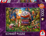 Schmidt Spiele 59779 Cuentos del bosque de noche, rompecabezas de 1000 piezas Naty Shop Título predeterminado
