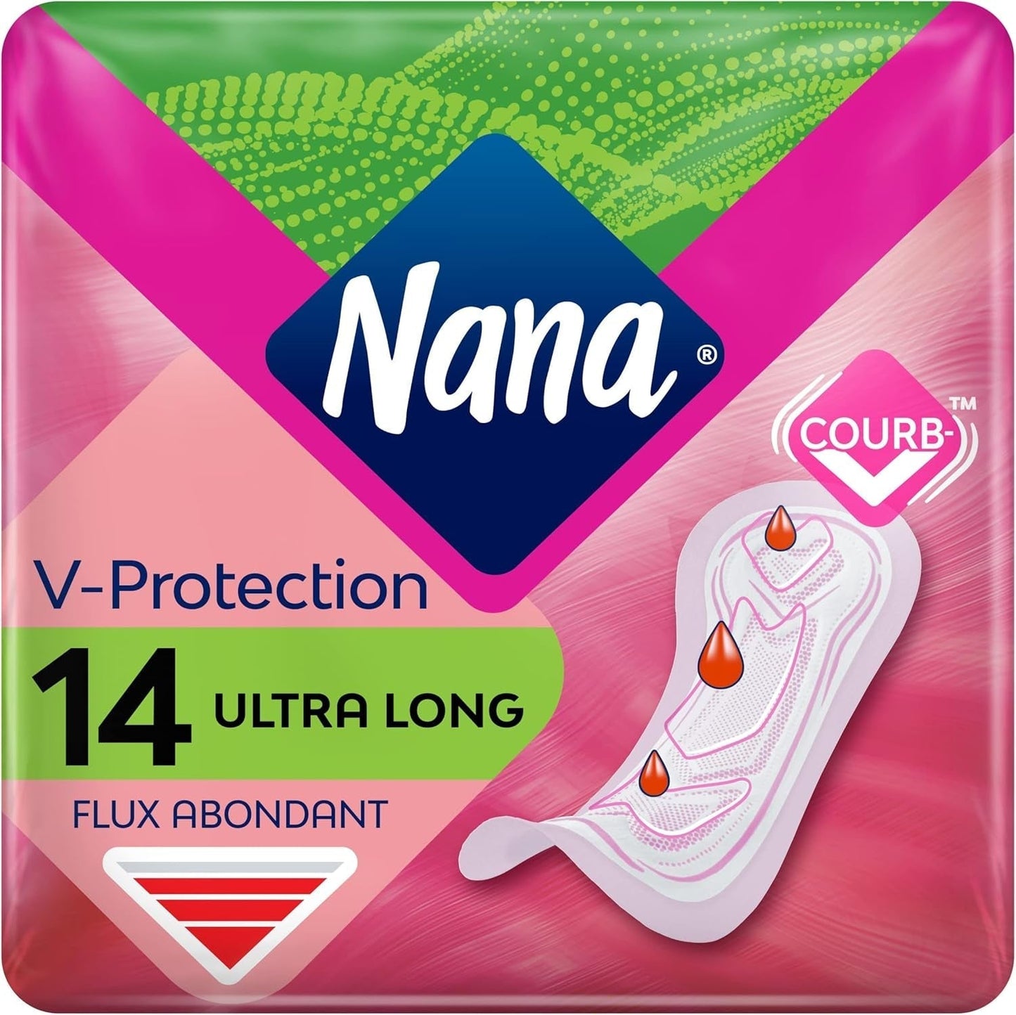Servilletas Sanitarias Ultra Regulares - Flujo Moderado - 32 toallitas en bolsas individuales