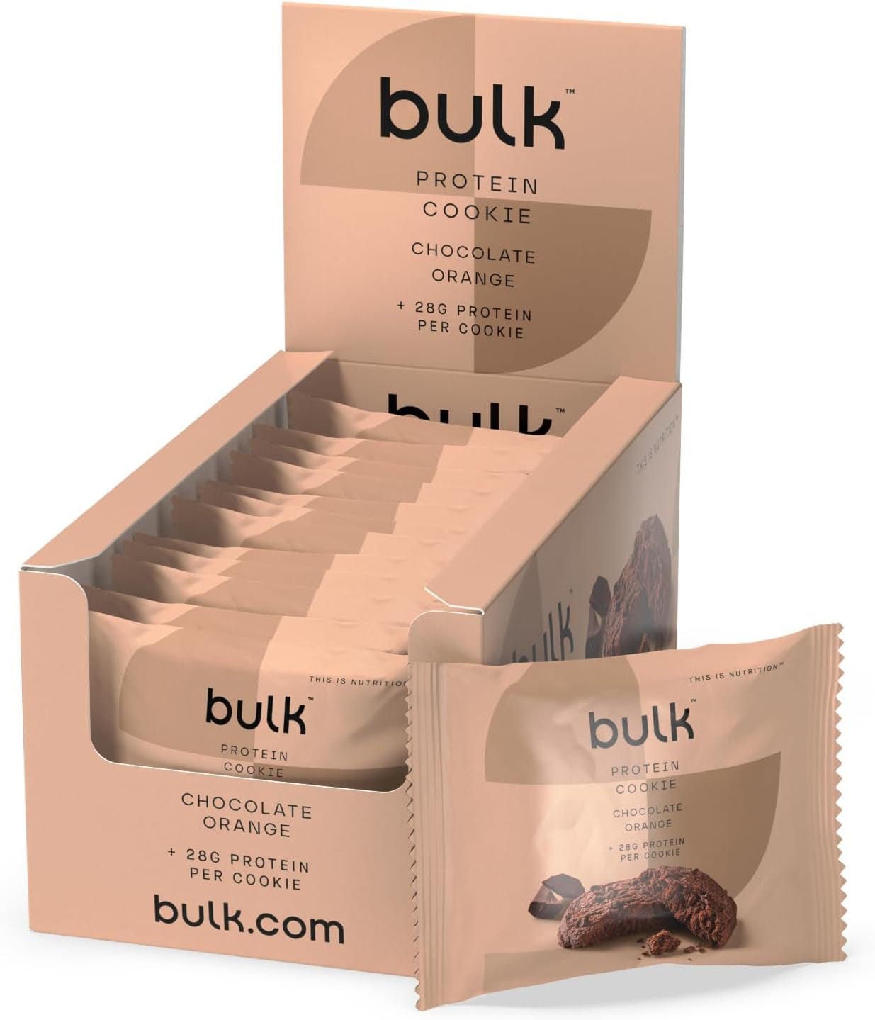 Galleta de proteína suelta, galletas de chocolate blanco y frambuesa, 12 unidades, el empaque puede variar