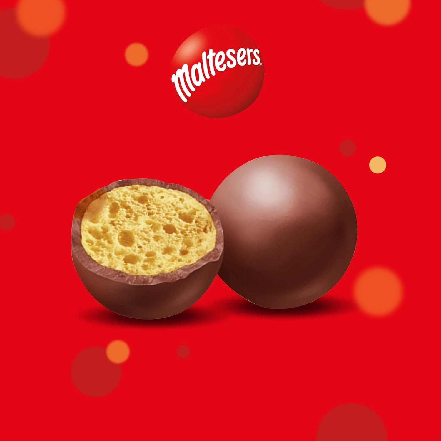 Maltesers, bolas de chocolate con un centro crujiente y ligero, aireado, snack de chocolate, 1 paquete (1 x 300 g)