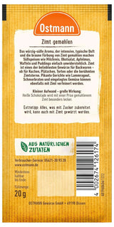 Ostmann - Canela molida, 20 gramos Condimente Naty Shop
