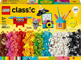 LEGO Classic Creative Fun Box, Ladrillos de construcción de colores para juegos de rol imaginativos, Set de construcción para principiantes, Juguetes para niñas y niños a partir de 5 años, Modelos reconstruibles 11042 Juegos de construcción Besuche den LEGO-Store