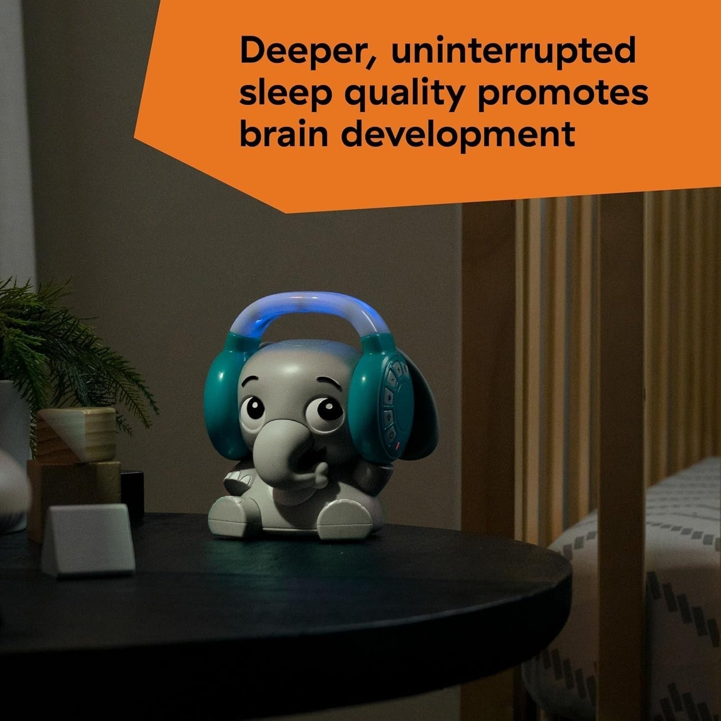 Baby Einstein Earl the Elephant Máquina de Sonido Bluetooth, Sistema de Música + Luz Nocturna, Juguetes para Bebés y Niños Pequeños Tienda Bebe Naty