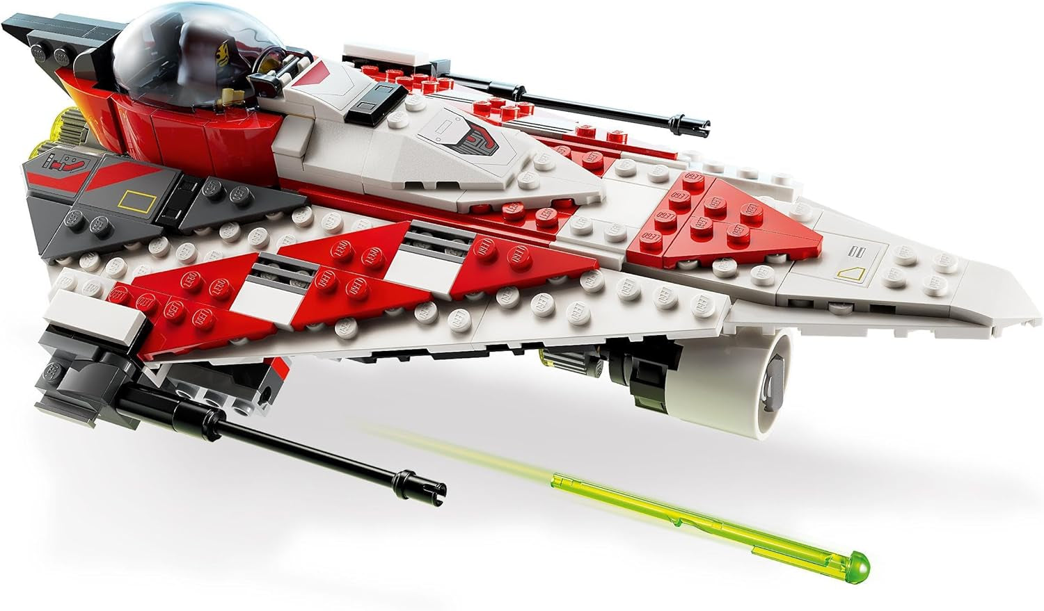 LEGO Star Wars Jedi Bob's Starfighter Juguete de construcción Nave espacial Ladrillos de juguete Personaje popular Regalo de cumpleaños para niños niñas y todos los fanáticos mayores de 8 años 75388 Juegos de construcción Beuche den LEGO-Store