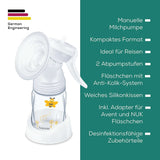 Beurer babycare, Sacaleches manual, Incluye biberón con sistema anticólicos Accesorios Alimentación y Lactancia Tienda Bebe Naty