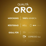Lavazza Qualità Oro, Arábica-Bohnen con sabor afrutado-floral, 10 cápsulas, compatible con Nespresso