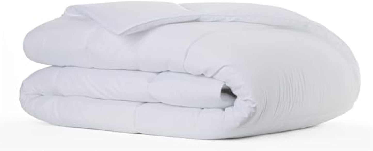 Edredón, edredón 3001 de fibra antiácaros, otoño-invierno, 300 g/m², blanco (todas las medidas disponibles) (cama 105/120-180 X 220 Cm) Edredones y edredones Naty Shop Cama Blanca 105/120 - 180X220 Cm