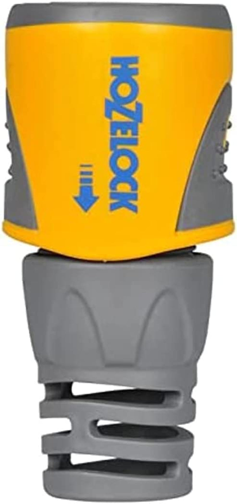 HOZELOCK - 2 Acopladores de Manguera Plus Ø 12,5 mm - 15 mm (1/2"- 5/8") Soft Touch: Conexión de manguera impermeable, antideslizante, flexible y extendida que evita torceduras y goteos [2050P0025]