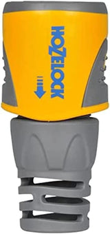 HOZELOCK - 2 Acopladores de Manguera Plus Ø 12,5 mm - 15 mm (1/2"- 5/8") Soft Touch: Conexión de manguera impermeable, antideslizante, flexible y extendida que evita torceduras y goteos [2050P0025]
