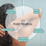 Pure Mineral - Mascarilla capilar reparadora intensiva con argán - Repara y da brillo al cabello seco - Nutre con vitamina E - Sin sulfatos, parabenos, petróleo - Mascarilla capilar Naty Shop 350ml