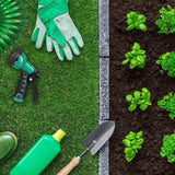 Relaxdays Manguera en Espiral Extensible hasta 20 m Manguera de jardín Flexible con rociador de Agua 7 Modos de rociado Verde