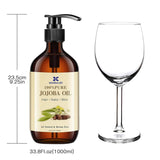 Aceite de jojoba ecológico 1 litro, 100% puro Cosmética y Belleza Naty Shop