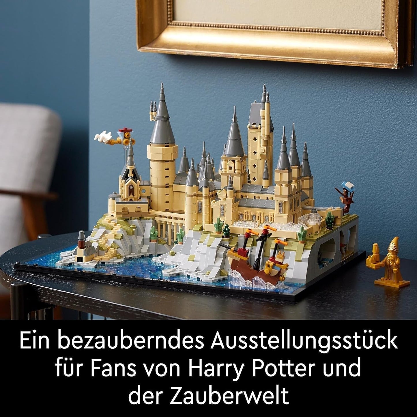 Castillo de Hogwarts LEGO Harry Potter con alas de castillo - set de colección para adultos que incluye torre principal y torre astronómica, cámara secreta y minifigura de arquitecto - regalo para mujeres - 76419 Juegos de construcción Besuche den LEGO-Store